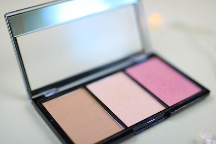 Paleta de blush e bronzer