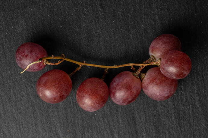 Uvas para produção de vinho rosé