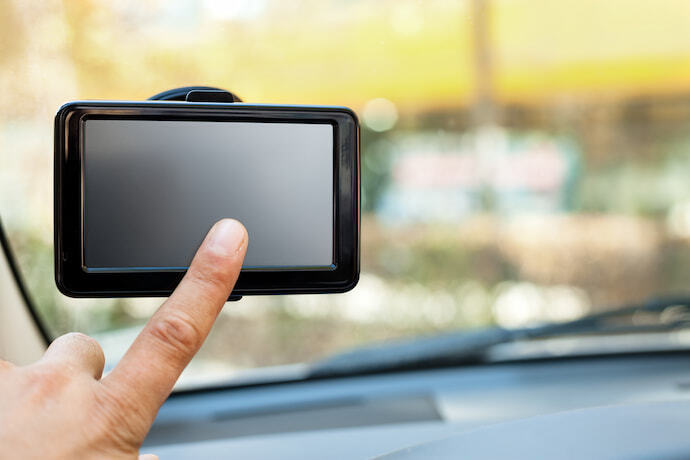 GPS automotivo touch screen