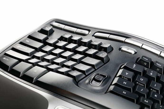 Teclado ergonômico 