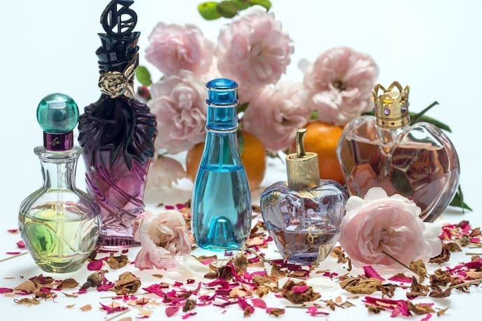 Frascos de perfume