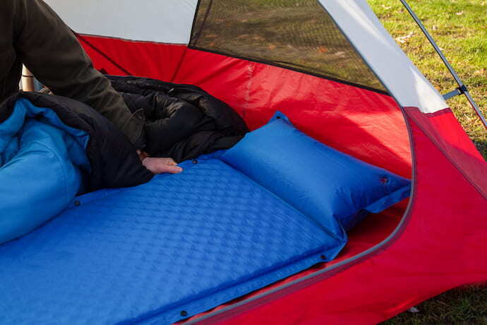 Colchonete para camping