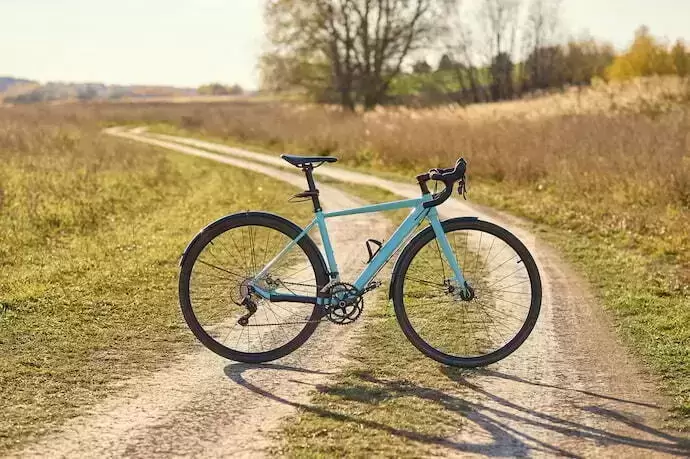 bicicleta azul