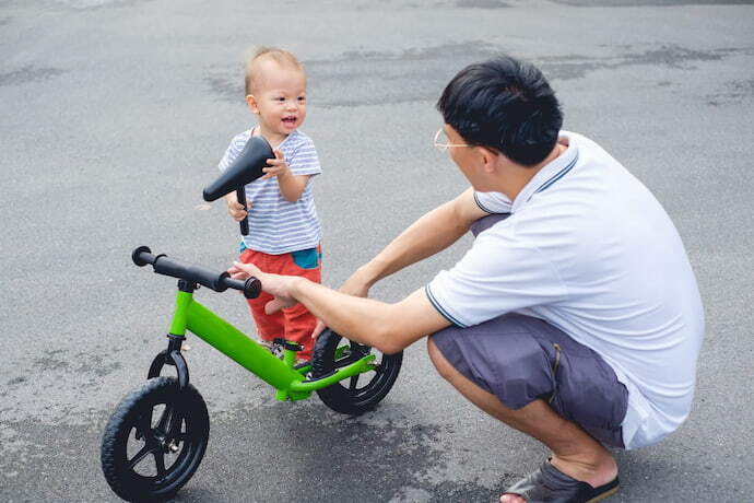 bicicleta de equilíbrio