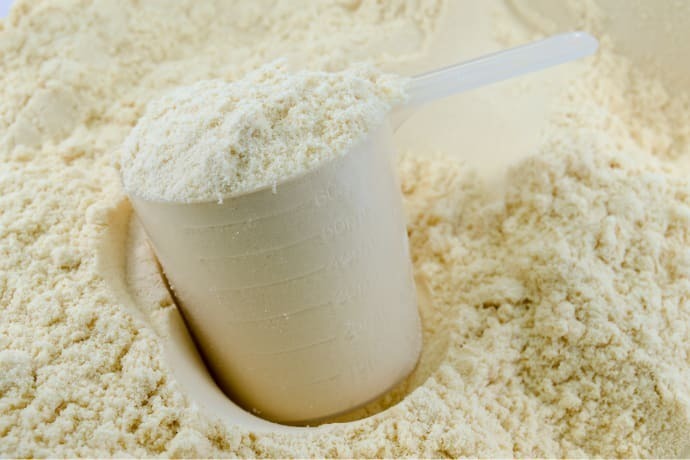 Whey protein vegano