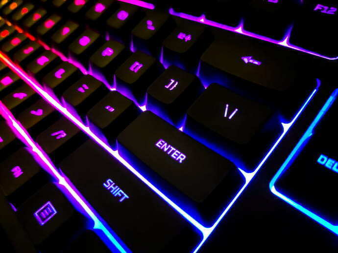 Teclado gamer rgb