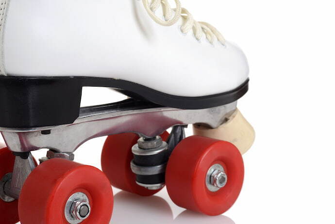 patins quad branco