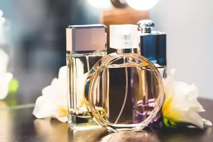 Frascos de perfume