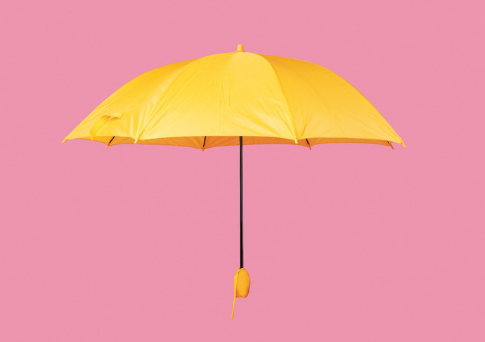 Guarda-chuva amarelo