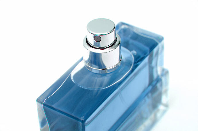 Frasco de perfume masculino