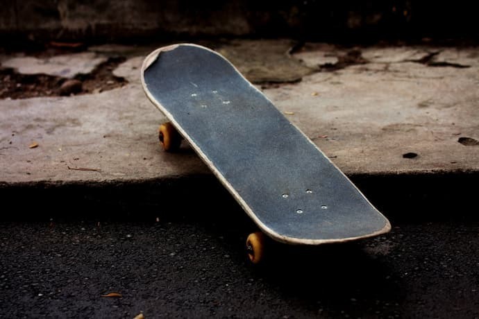 Skate no chão